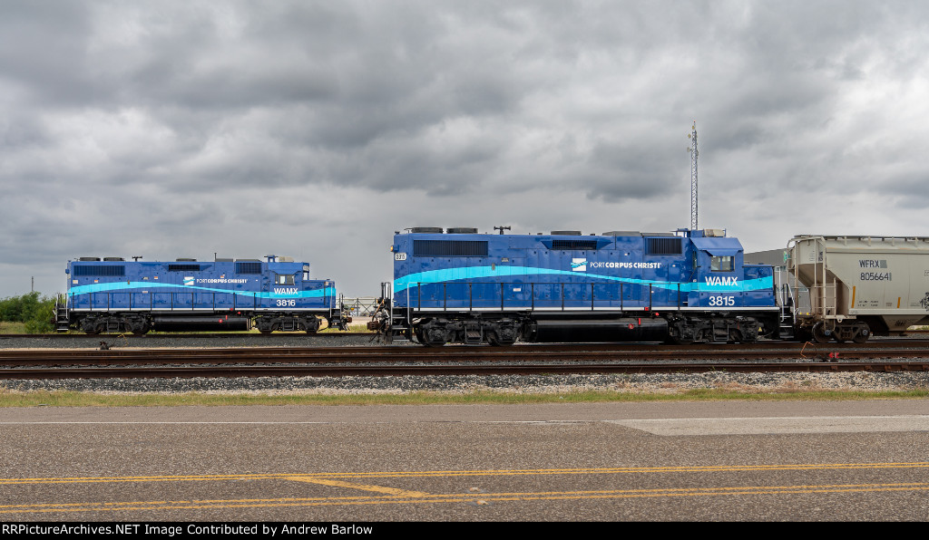 TCBR Power at Nueces River Rail Yard